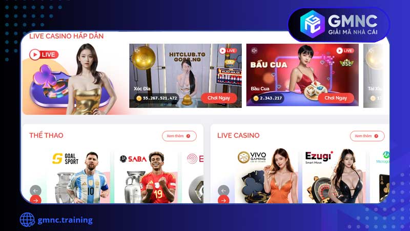 Kho game đa dạng, phong phú, đồ sộ