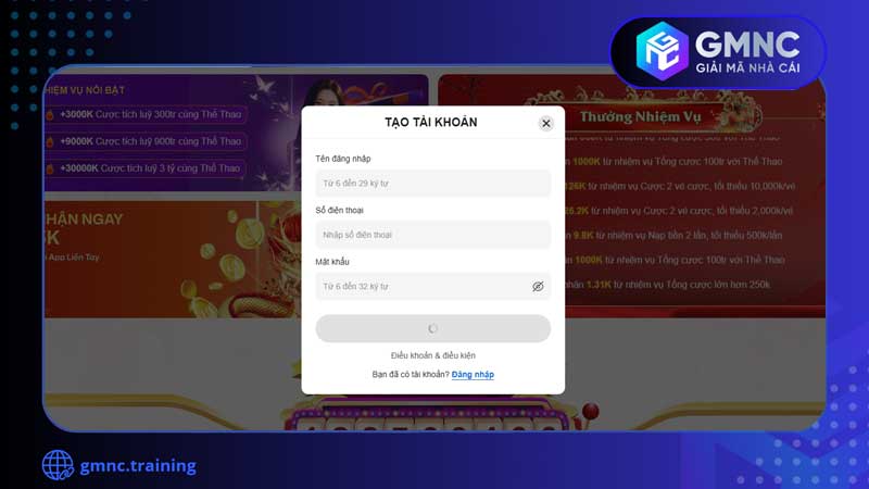 Hướng dẫn tạo tài khoản Ricbet cho người mới