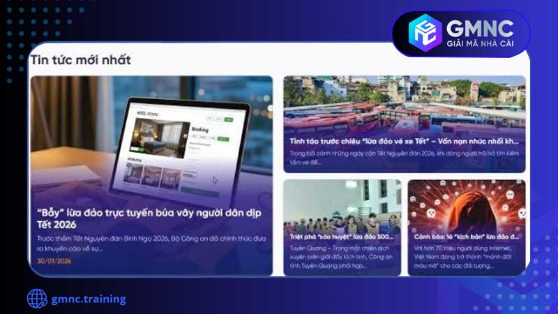 GMNC liên tục chống lừa đảo online khi thường xuyên đăng thông tin cảnh báo